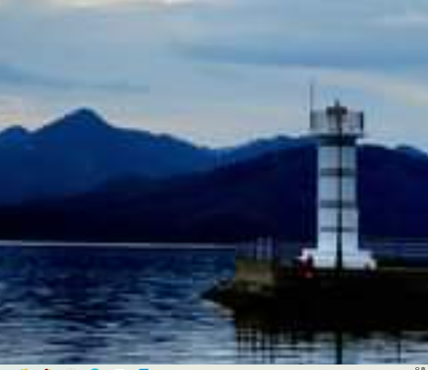 찰천도 해변 풍경