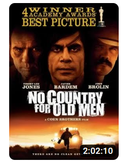 영화 '노인을 위한 나라는 없다' 포스터