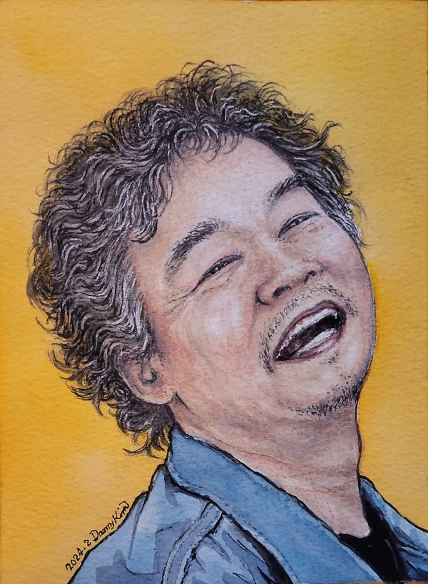 연극인 주호성. 김대년 작.