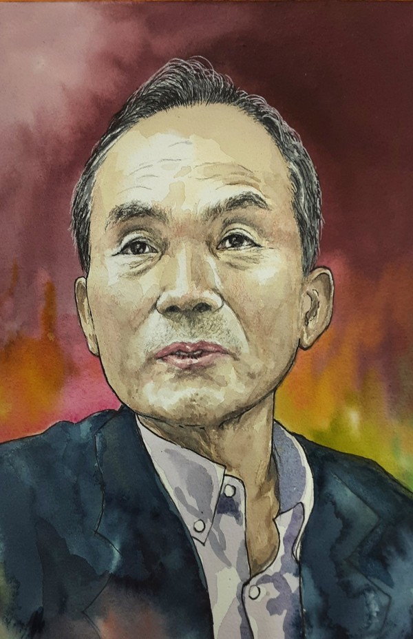 김대년 작가가 그린 언론인 최보식(2024)