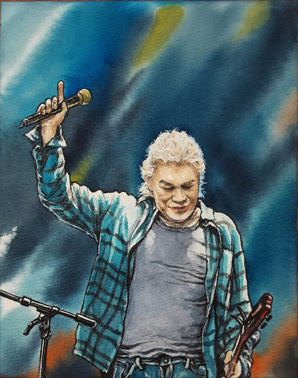 김대년 화백이 그린 나훈아(2024)