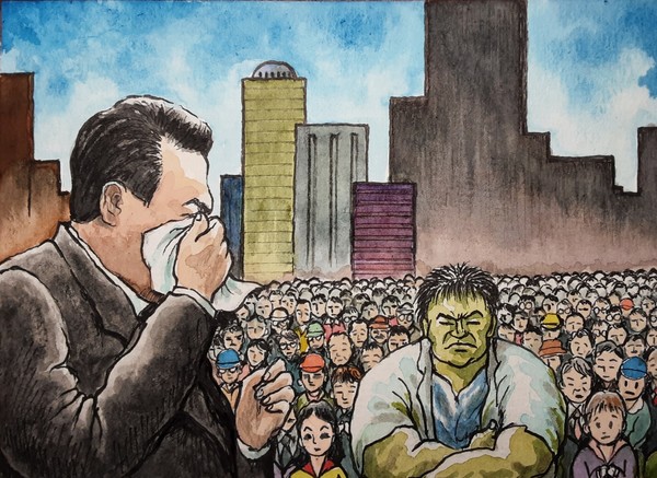 '대통령의 눈물' 김대년 작(2024)