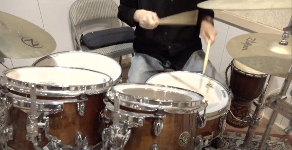 노년의 드러머. KBS부산 캡처