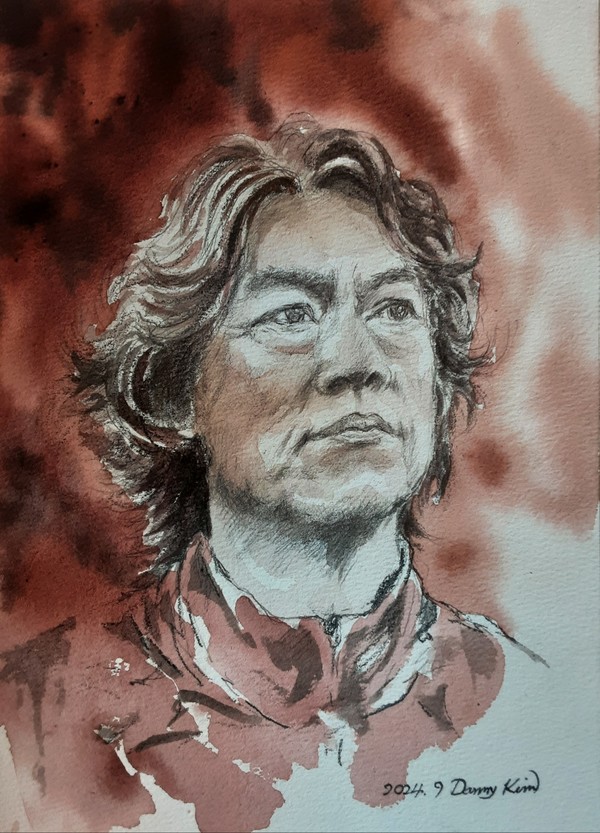 김대년 작가가 그린 홍명보 감독