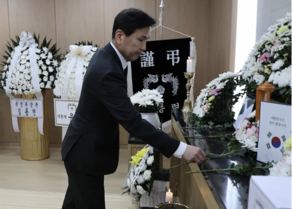 고 노사홍 씨 빈소. 사진 국방부 제공